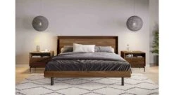Up-Linq Bed 10 Up-Linq Bed -Furniture Sale Store up linq bed king 9119 walnut platform bed lifestyle 1 main